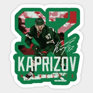 Kirill Kaprizov Minnesota Landmark Sticker